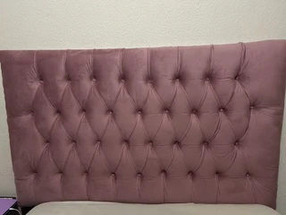 headboard and bed