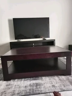 Brown coffee table