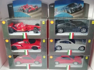 Ferrari Complete Set (6) Shell V-Power 1:38