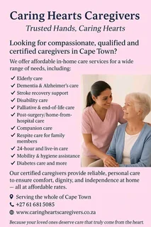 Qualified Caregivers Available, Let&#39;s Discuss About Your Loved One&#39;s Care Needs Today!