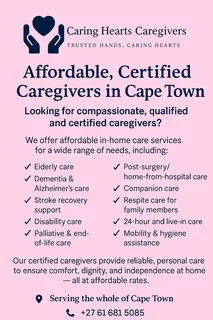 Carers Available.. Contact Us Today To Discuss About Your Loved One&#39;s Care Needs!