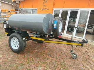 1000 Liter (UN-BRAKED) Mild Steel Diesel Bowser/ Fuel Trailer/ Mini Tanker