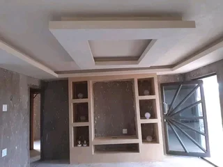 Ceiling and partitions , full skimming
