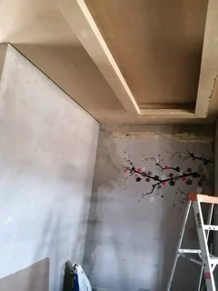 Ceiling and partitions , full skimming