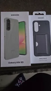 Samsung A56 5G dual Sim phone with card cover