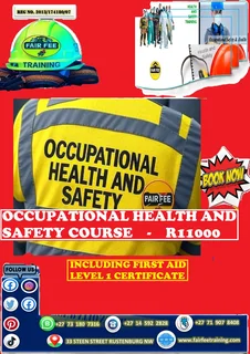 Safety Officer Comsoc, Shift boss/Supervisor, Competent B, first Aid, Fire fighter, SheRep, OHS sch
