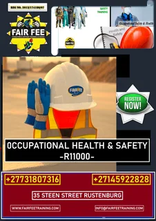 Safety Officer Comsoc, Shift boss/Supervisor, Competent B, first Aid, Fire fighter, SheRep, OHS sch