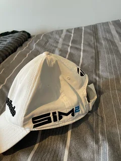 taylormade SIM2, TP5 golf cap, white