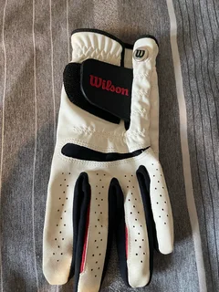 Wilson white golf glove