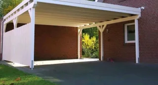 Box gutters for carports