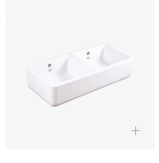 A farmstyle butler double sink. Firestone R15 000