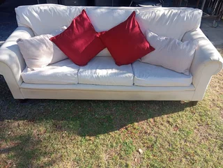 3 seater couch  With pillows R1200