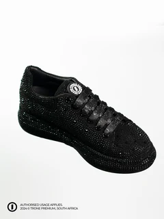 Moon Sparkles Suede Sneakers – Black