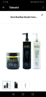 Enzo Brazilian Keratin Cure Shampoo + Conditioner + Hair Mask