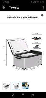 Alpicool 25L AND 40L 12V/24v/230V Portable Refrigerator Car Fridge