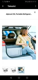 Alpicool 25L AND 40L 12V/24v/230V Portable Refrigerator Car Fridge