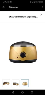 ENZO Gold Wax pot Depilatory Heating Mini Spa