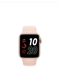 T500-Smart Watch Compatible with Apple and Andriod with App Connection (Black pink and gold white si