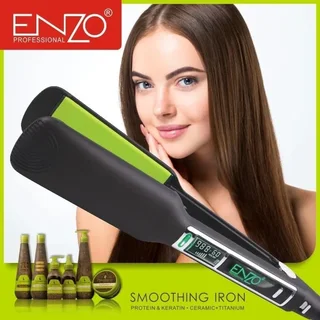Enzo Hair Straightener with LED display &amp; Intelligent Temp control