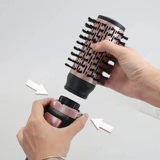 4 In 1 Rotating Negative Ionic Detachable Brush Head