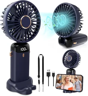 Portable Electric Fan Home Air Conditioner Mini Rechargeable Cooler Handheld Usb Conditioning