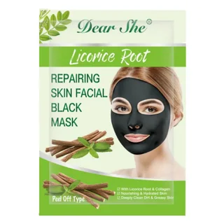 Skin Repair Black Mask Licorice Root Deep Moisturizing, 1 box - 10 pieces