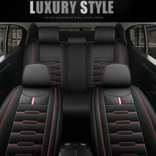 5Pcs Of Universal PU Leather Car Seat Cover