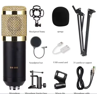 Professional USB Condenser Microphone Kit for Podcasting &amp; Streaming
