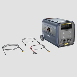 Runhood F2400 Power Station &#43; 2X Voltofy Flexo Pads Combo Deal