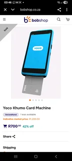 Yoco Khumo Card Machine
