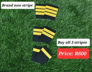 Pilot epaulets/ stripes Brand new