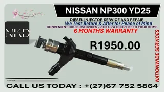 Nissan Np300 Yd25 Diesel Fuel Injectors