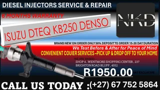 Isuzu KB250 Dtec Diesel Fuel Injectors