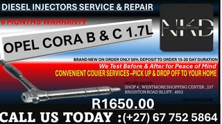 Opel Corsa B & C 1.7L Diesel Fuel Injectors
