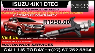 Isuzu 4JK1 DMAX Diesel Fuel Injectors