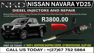 Nissan Navara yd25(BRAND NEW) Diesel Fuel Injectors