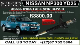 Nissan Np300 Yd25(BRAND NEW) Diesel Fuel Injectors