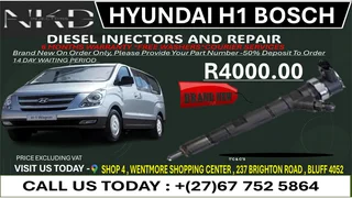 Hyundai H1 Bosch(BRAND NEW) Diesel Fuel Injectors