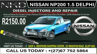 Nissan Np200 1.5L Diesel Fuel Injectors
