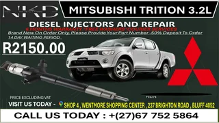 Mitsubshi Trition 3.2L Diesel Fuel Injectors