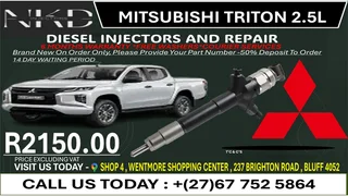Mitsubshi Trition 2.5L Diesel Fuel Injectors