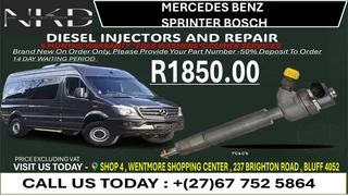 Mercedes Benz Sprinter Bosch Diesel Fuel Injectors