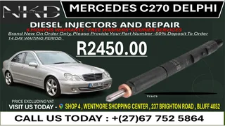Mercedes C270 Delphi Diesel Fuel Injectors