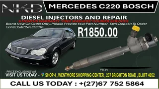 Mercedes C220 Bosch Diesel Fuel Injectors