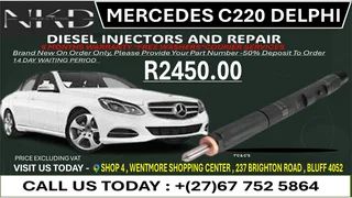 Mercedes C220 Delphi Diesel Fuel Injectors