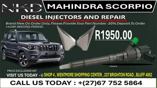Mahindra Scorpio Diesel Fuel Injectors