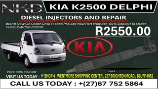 Kia K2500 Delphi Diesel Fuel Injectors