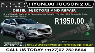 Hyundai Tucson 2.0L Diesel Fuel Injectors