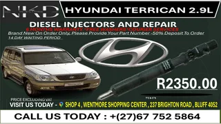 Hyundai H1 Delphi Diesel Fuel Injectors