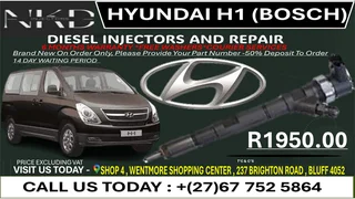 Hyundai H1 Bosch Diesel Fuel Injectors